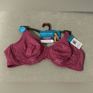 Women’s Vanity Fair Radiant Collection Smooth Bra - Berry